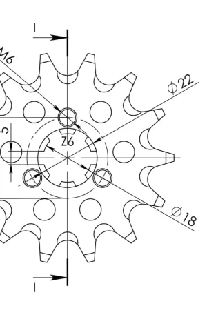 SUPERSPROX - FRONT 14T, 520 - Sprockets - Geschikt voor Kawasaki Kx 125 Plaats Bestelling